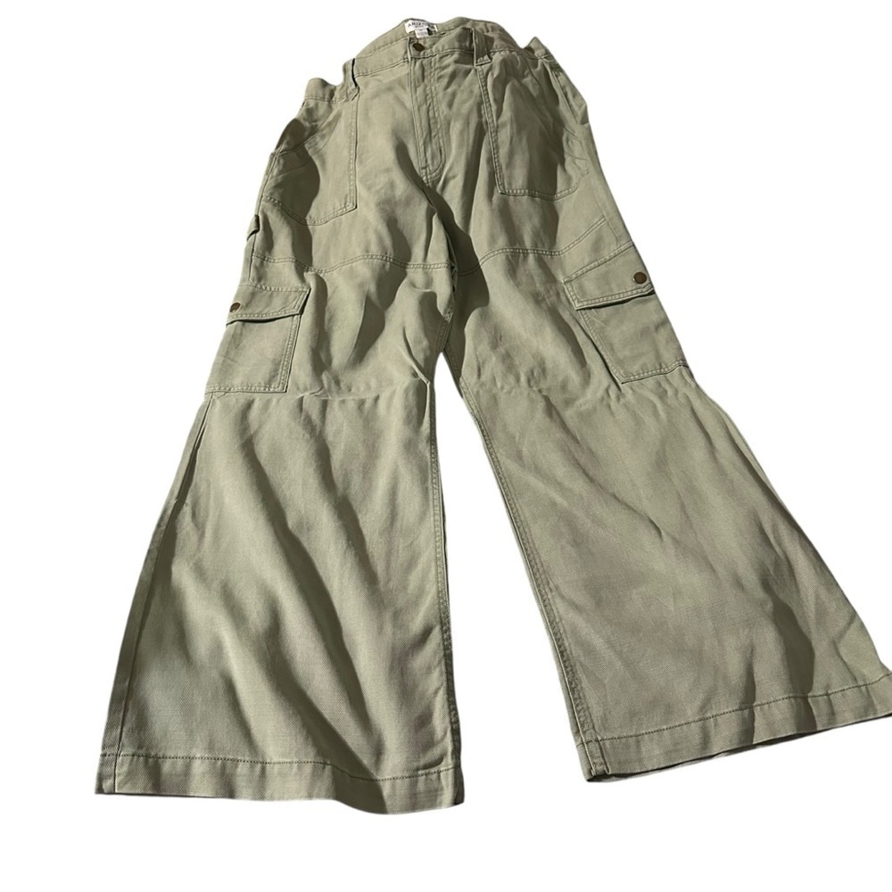 Arizona Jean Company Wide Leg Pants - Olive Green
